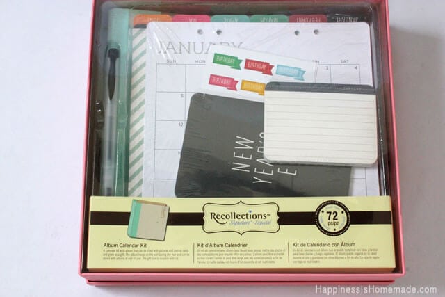 Holiday Gift Ideas: Michaels Recollections Calendar Kit