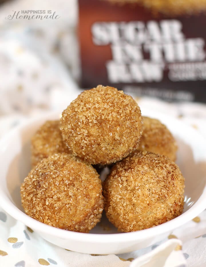Cinnamon Sugar Donut Puffs Happiness is Homemade