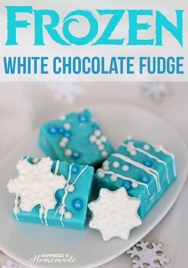 White Chocolate Frozen Fudge Happiness is Homemade