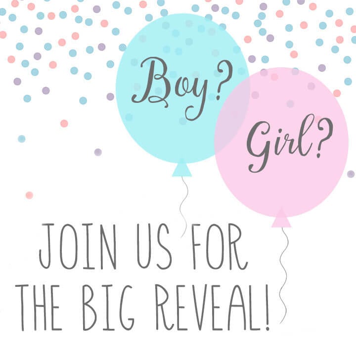 Gender Reveal Invitations Printable Free