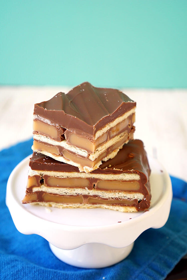 Gold Medal Caramel Chocolate Candy Bars Happiness is Homemade