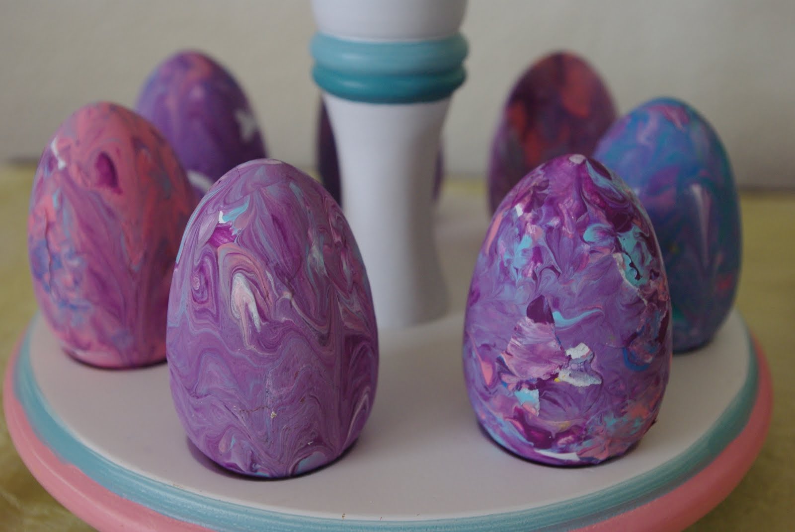 Marbled Easter Eggs Happiness is Homemade