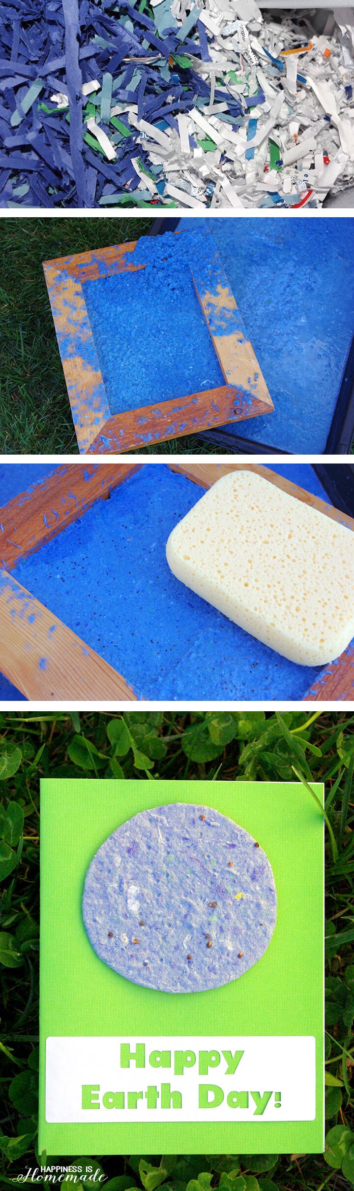 Make Earth Day Cards with Recycled Plantable Seed Paper
