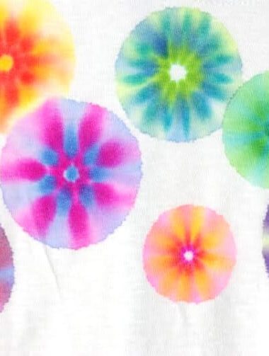 coffee filters tie dyed