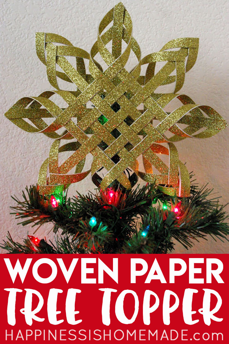 Woven Paper Tree Topper