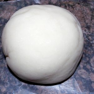 ball of homemade playdough