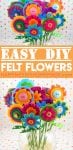 easy diy felt flowers