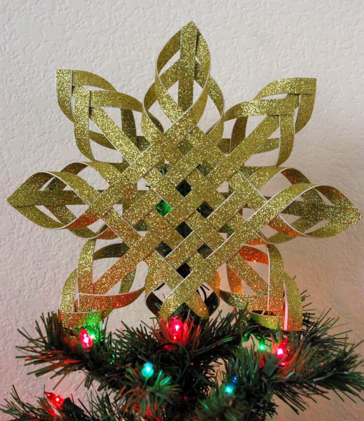 Woven Paper Tree Topper