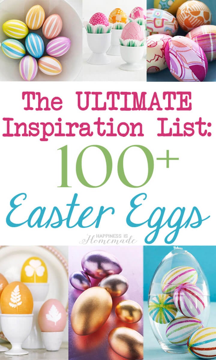 100 Ways to Decorate an Easter Egg