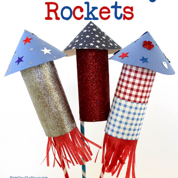 Kids Craft: 4th of July Rockets