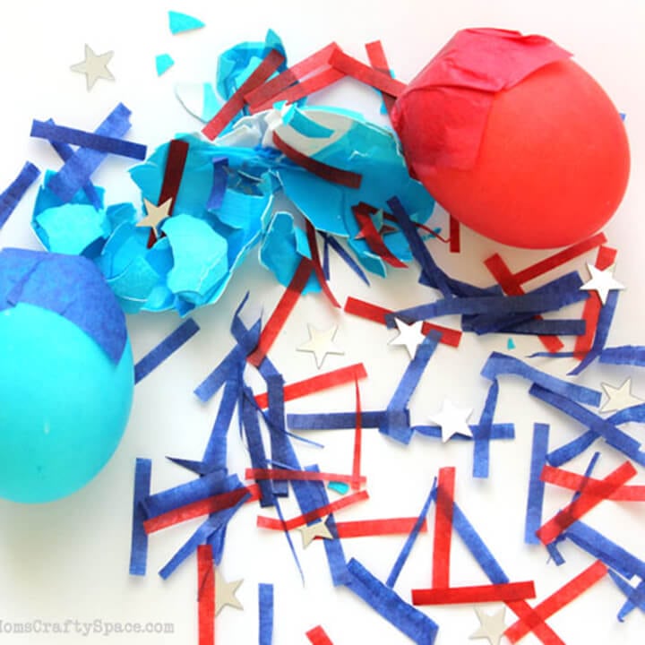 4th of July Confetti Eggs {Cascarones}