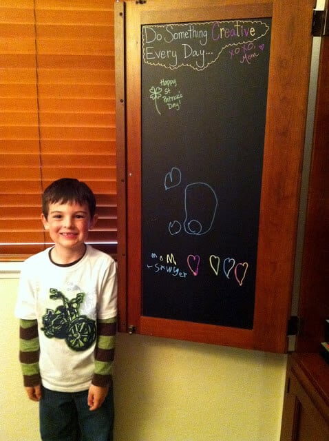 Art Cabinet Chalkboard
