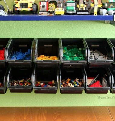 Cheap Easy LEGO Storage Organizer Happiness is Homemade