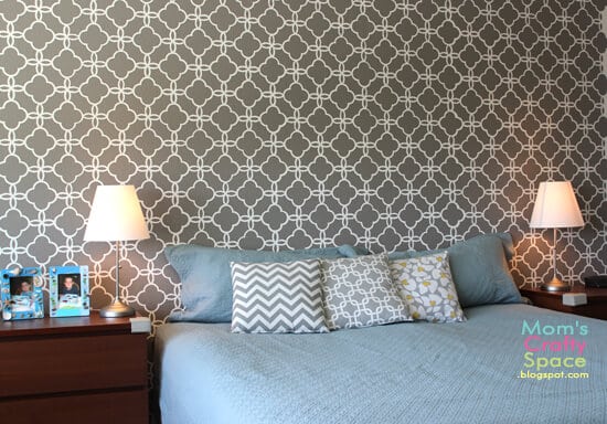 How to Stencil a Focal Wall