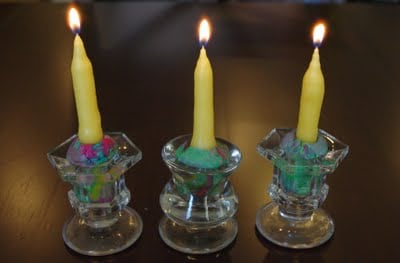 hand dipped beeswax candles