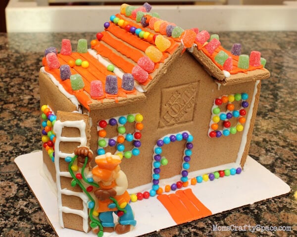 diy candy gingerbread house