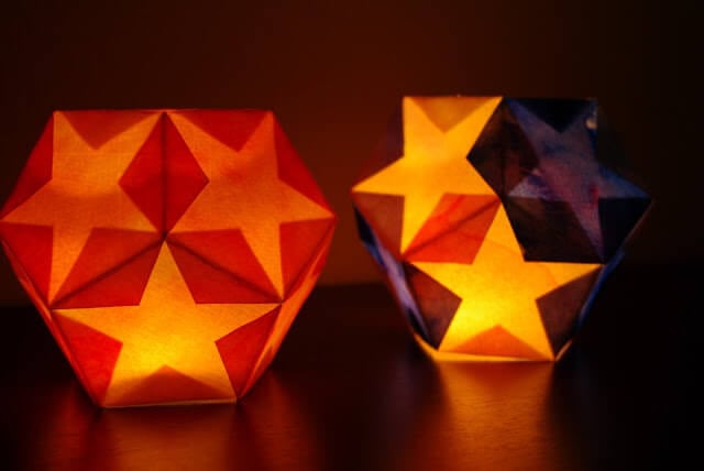 Dodecahedron Star Lantern {Tutorial}