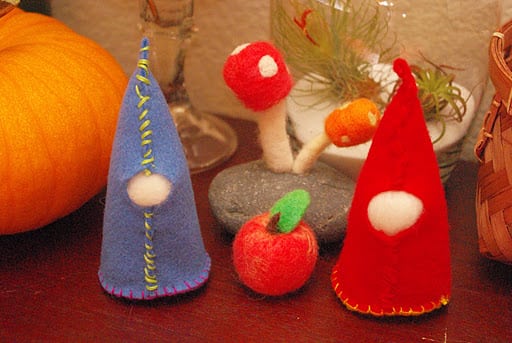 cute felt gnome easy kids sewing project