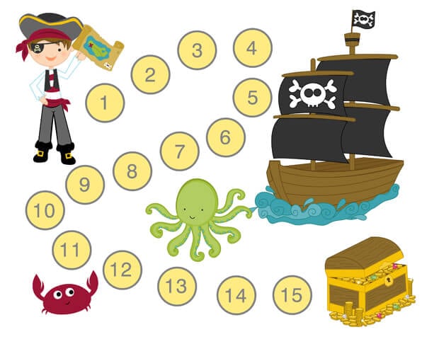 Printable Pirate Potty Training Reward Charts