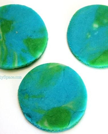 homemade earth colored playdough