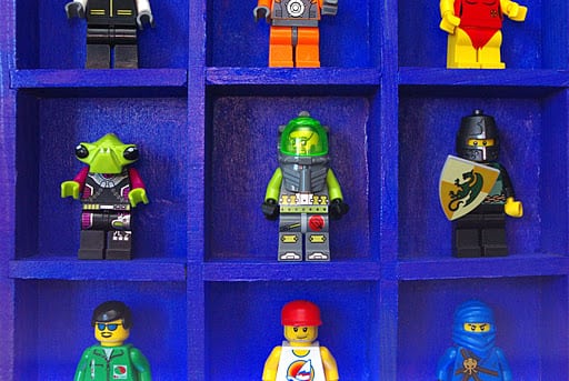 Lego Minifig Display