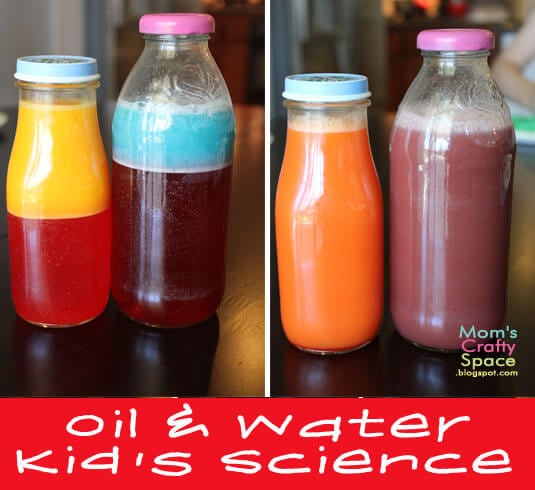 oil and water kids science experiment
