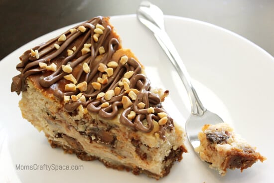 Reese's Chocolate Peanut Butter Cheesecake Recipe - Happiness is Homemade