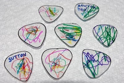 DIY Guitar Picks {Tutorial}