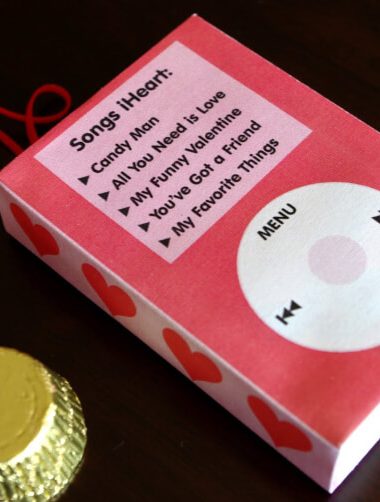 printable valentines ipod candy wrapper
