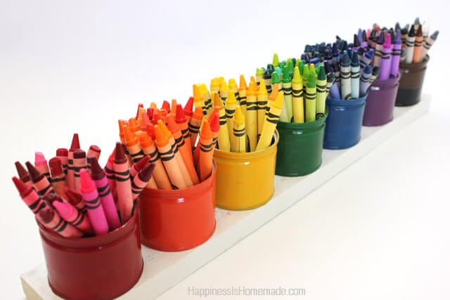 Rainbow Crayon Holder Organizer