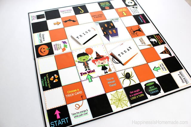 homemade halloween board game