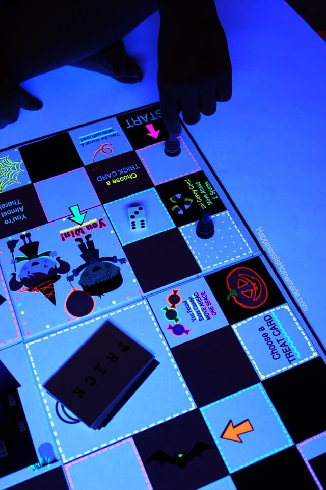 Neon Sharpie Board Game