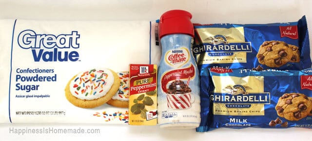 ingredients for making peppermint patties