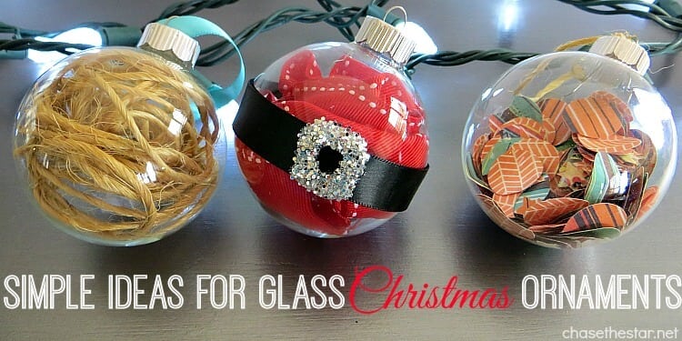 Simple Ideas for Glass Christmas Ornaments