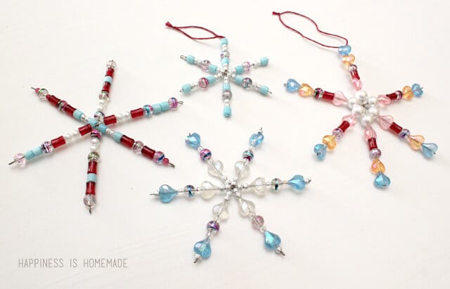 Beaded Snowflakes - Made To Be A Momma