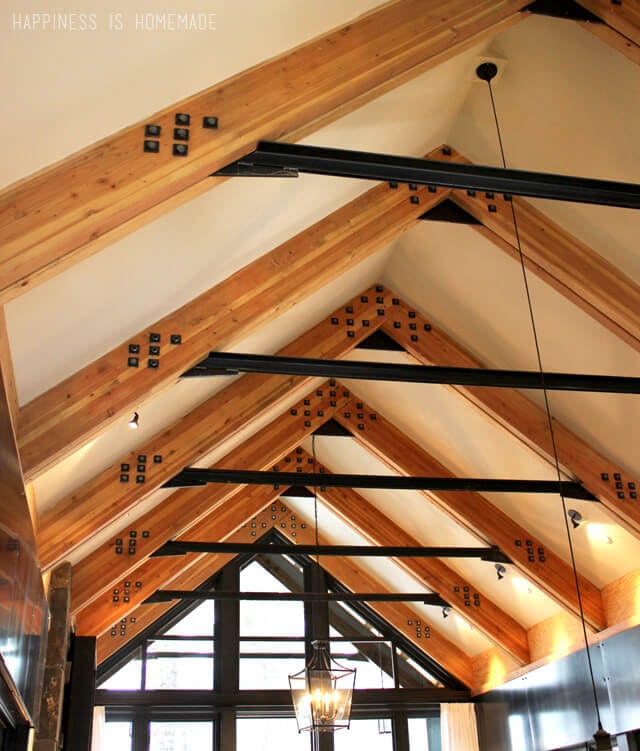 Exposed Beams at the 2014 HGTV Dream Home