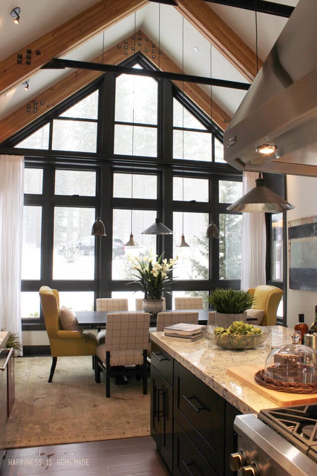 Kitchen and Dining Room at the 2014 HGTV Dream Home