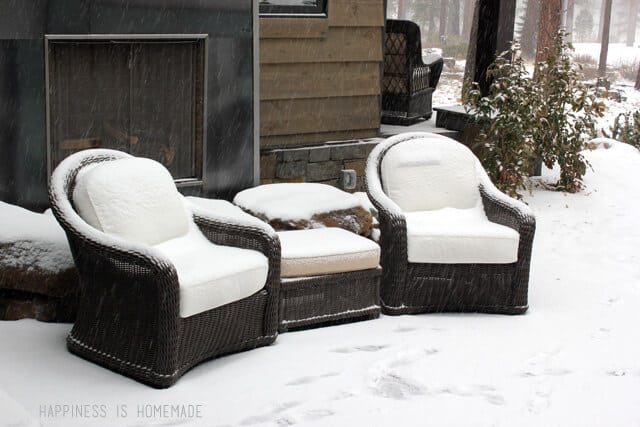 Outdoor Seating at the 2014 HGTV Dream Home