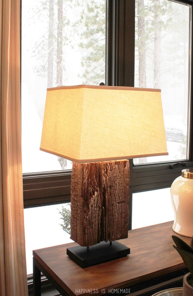 Wood Lamp at the 2014 HGTV Dream Home