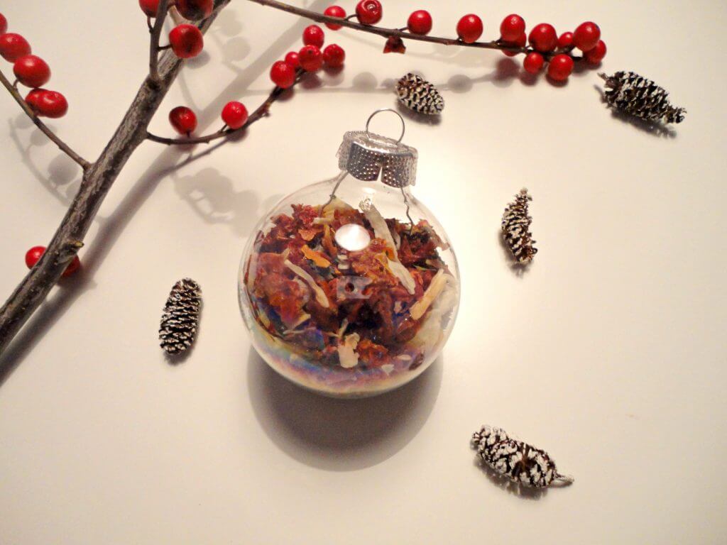 Clear Glass Christmas Ornaments