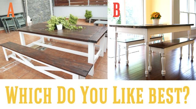 Table Choices - which do you like best? 