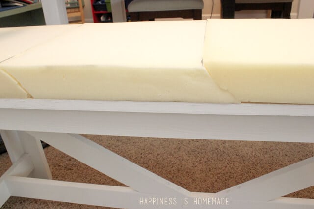 Upholstering a Bench