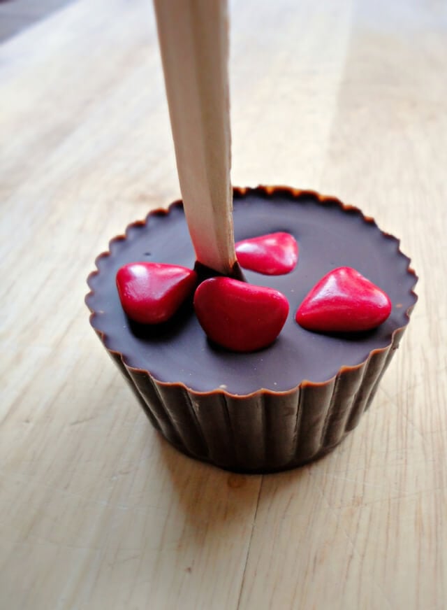 valentines day hot chocolate sticks