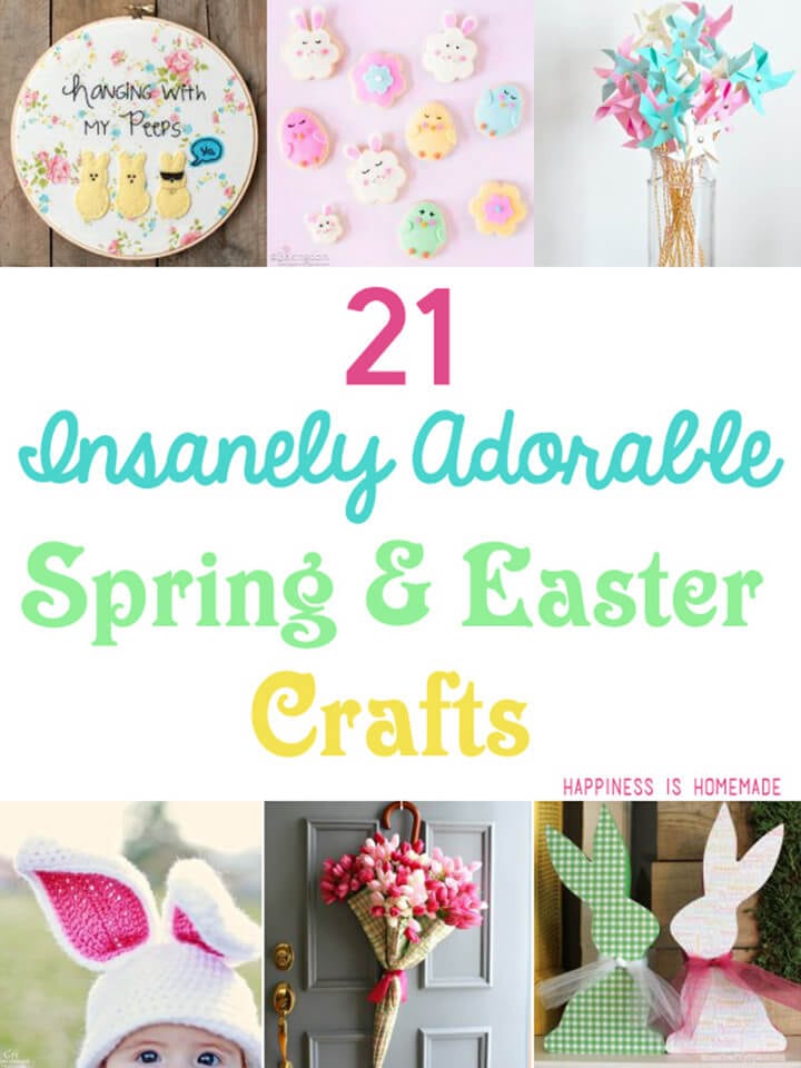 21 insanely adorable spring and easter crafts