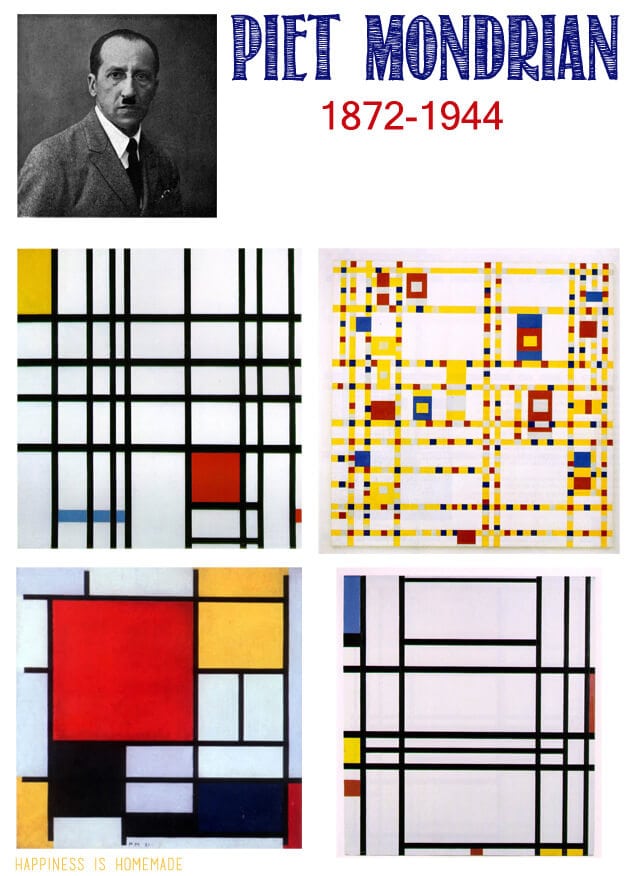 Piet Mondrian For Kids