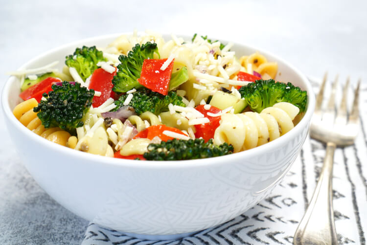 pasta salad in bowl