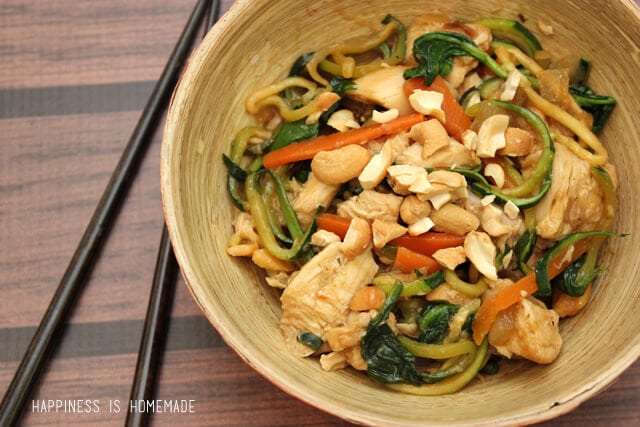 Spiralized Zucchini Noodles