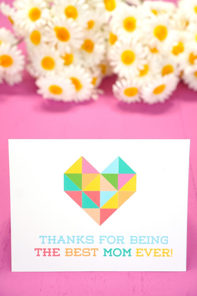 free printable mothers day card