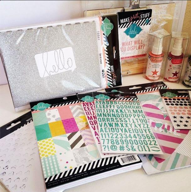 Clipboard Display Stand for Your Favorite Quotes Happiness is Homemade