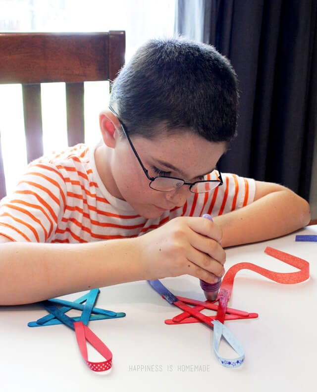 4th of July Star Kids Craft with Elmer's Early Learners Glue